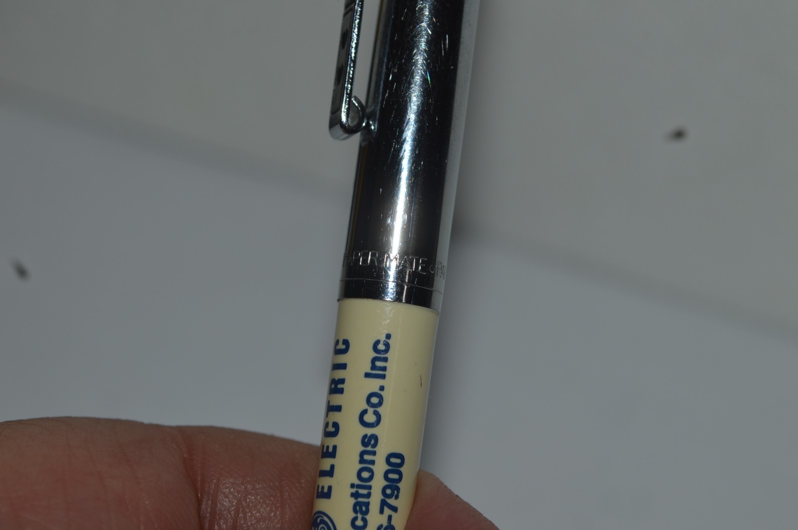 PAPER MATE Profile #2 Reg Grip Ballpoint Pen GE Warner Comm Promo Mexico
