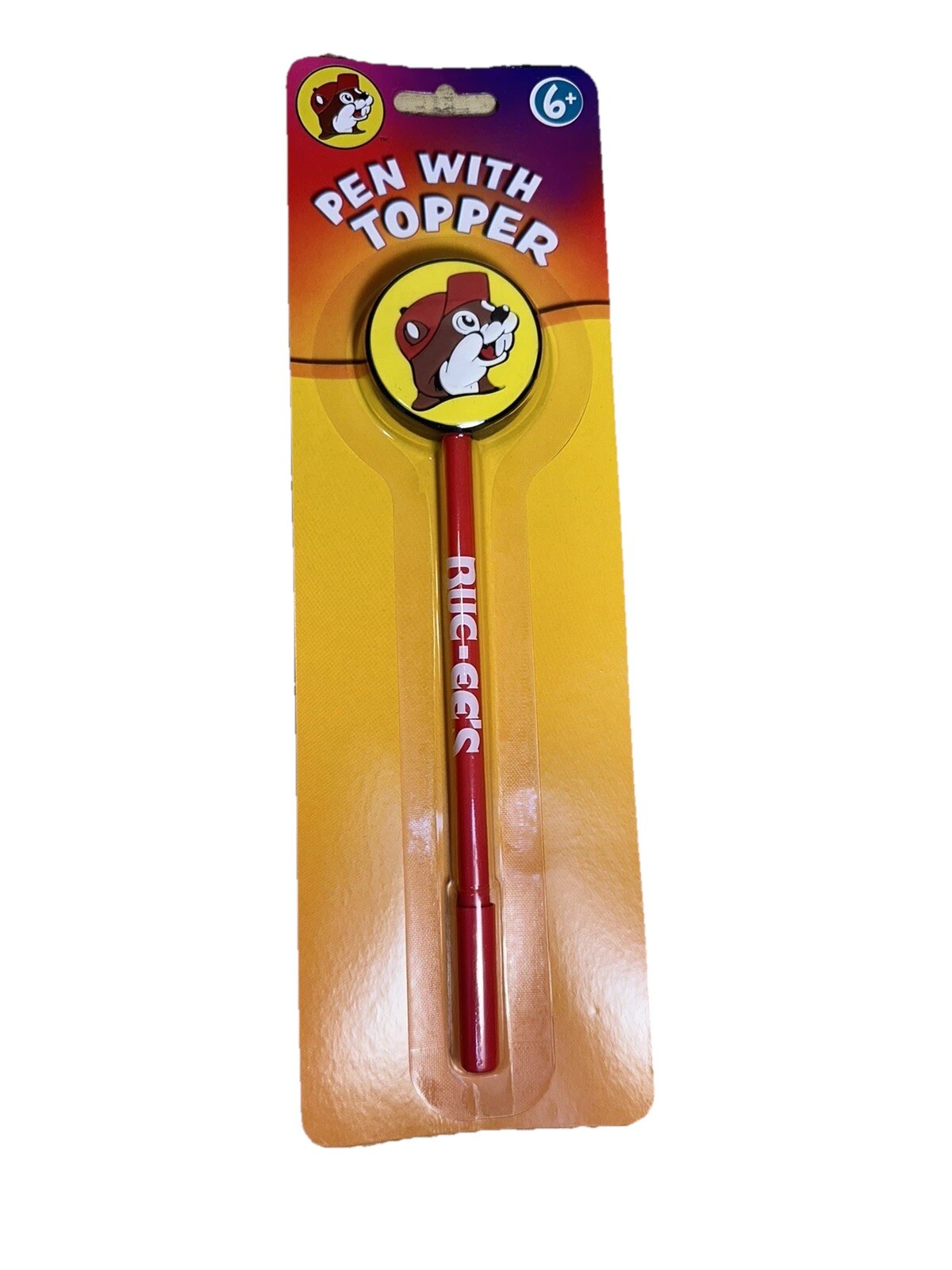 NEW Buc-ee’s Logo Pen with Topper • Blue Ink Pen with Cap