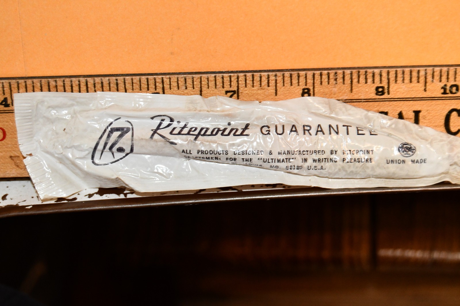 Vintage NOS Ritepoint Ballpoint Pen Di-Chem Inc Dalton Georgia