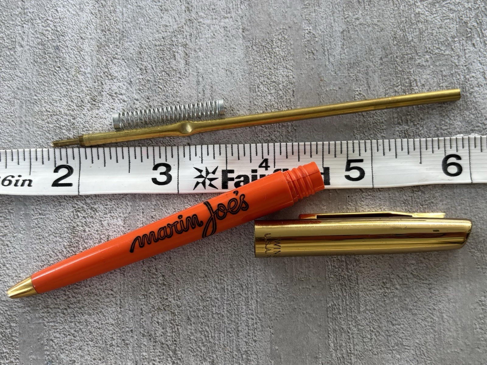 Vintage Marin Joe’s Wingmatic Pen Italian Restaurant Corte Madera, CA ~Dry Ink~