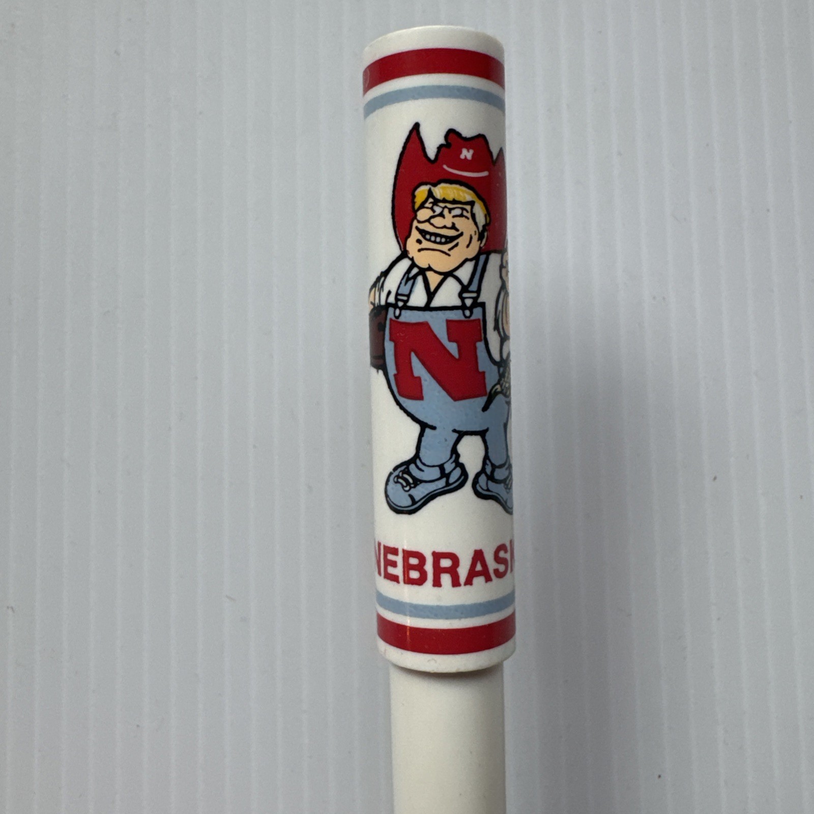 Vintage Nebraska Cornhuskers Ink Pen with Cap Herbie Husker – Ink is Dry