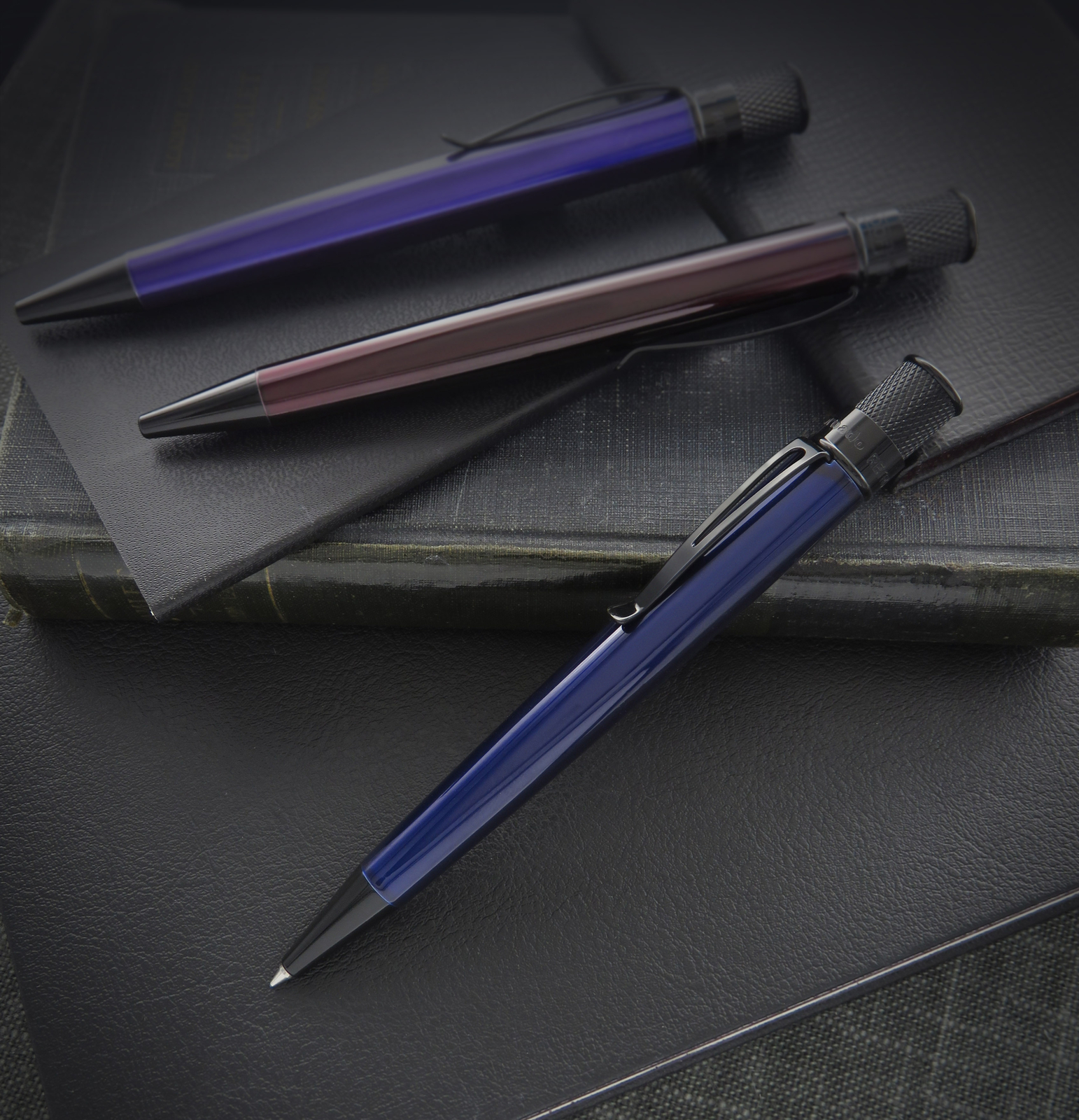 Retro 51 Tornado™ Stealth Rollerball Pen in Blue Black – NEW in Box