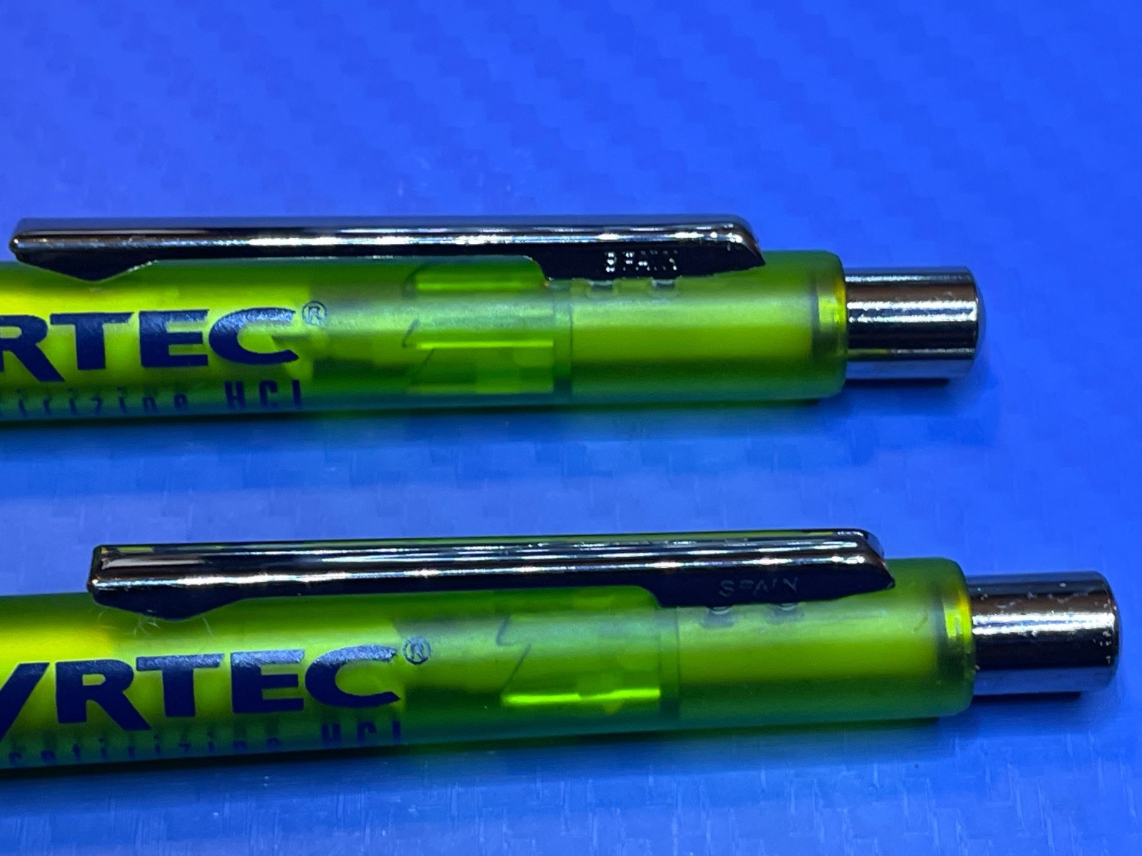 2 ZYRTEC Pharmaceutical Advertising Ball Pen ZYRTEC Ergonomic Grip New Old Stock