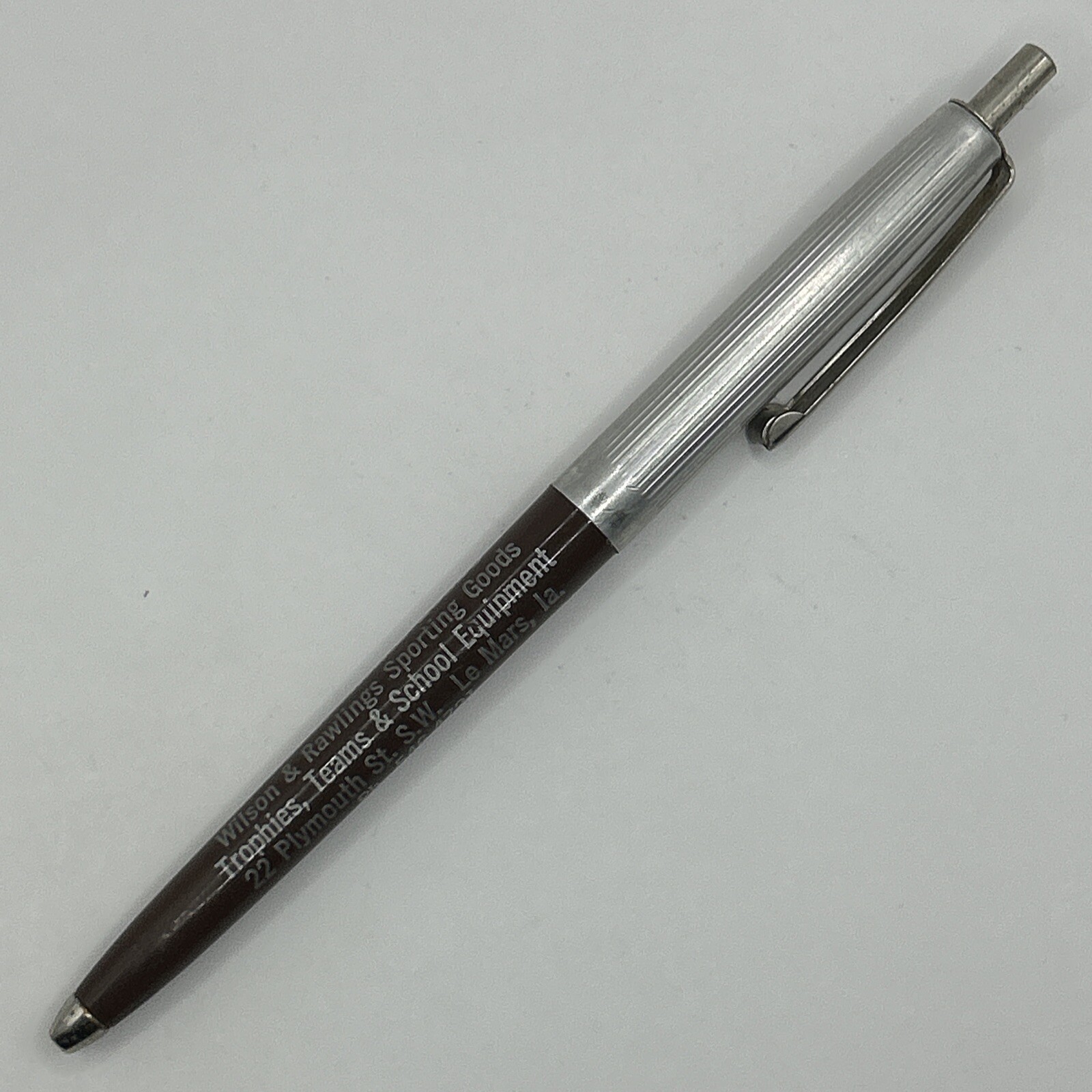 VTG Ballpoint Pen Adler Sporting Goods Le Mars Iowa Sioux City