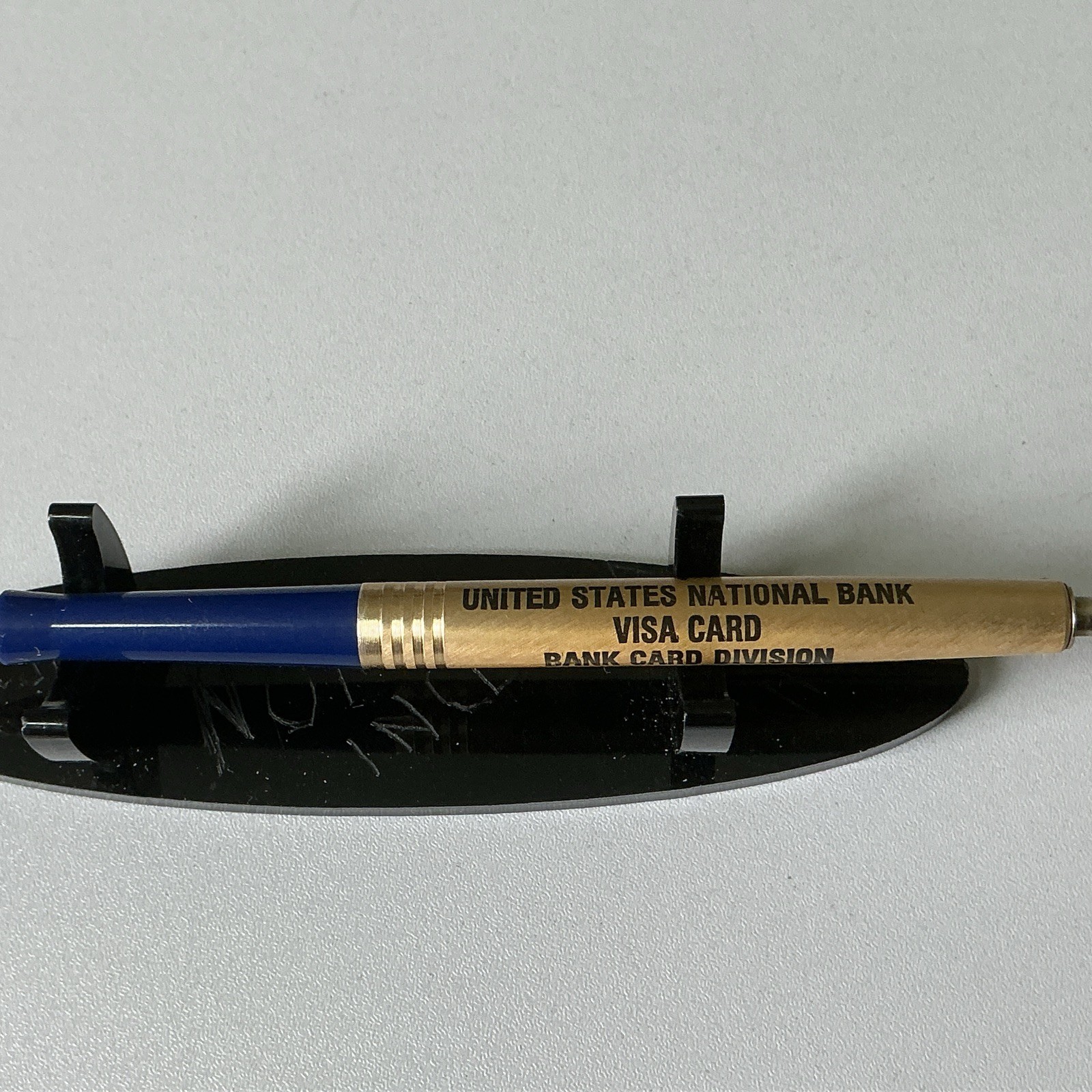 VTG Ballpoint Pen – United States National Bank Visa Card Bank Card Div. – Y40