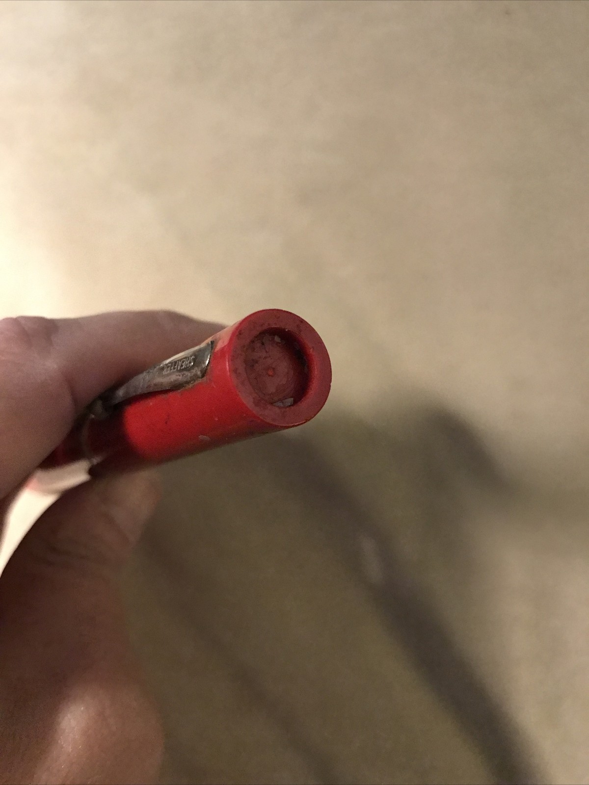 Ballpoint Pen, United States Senate, No Ink, Vintage, Red, Crack, W/insignia