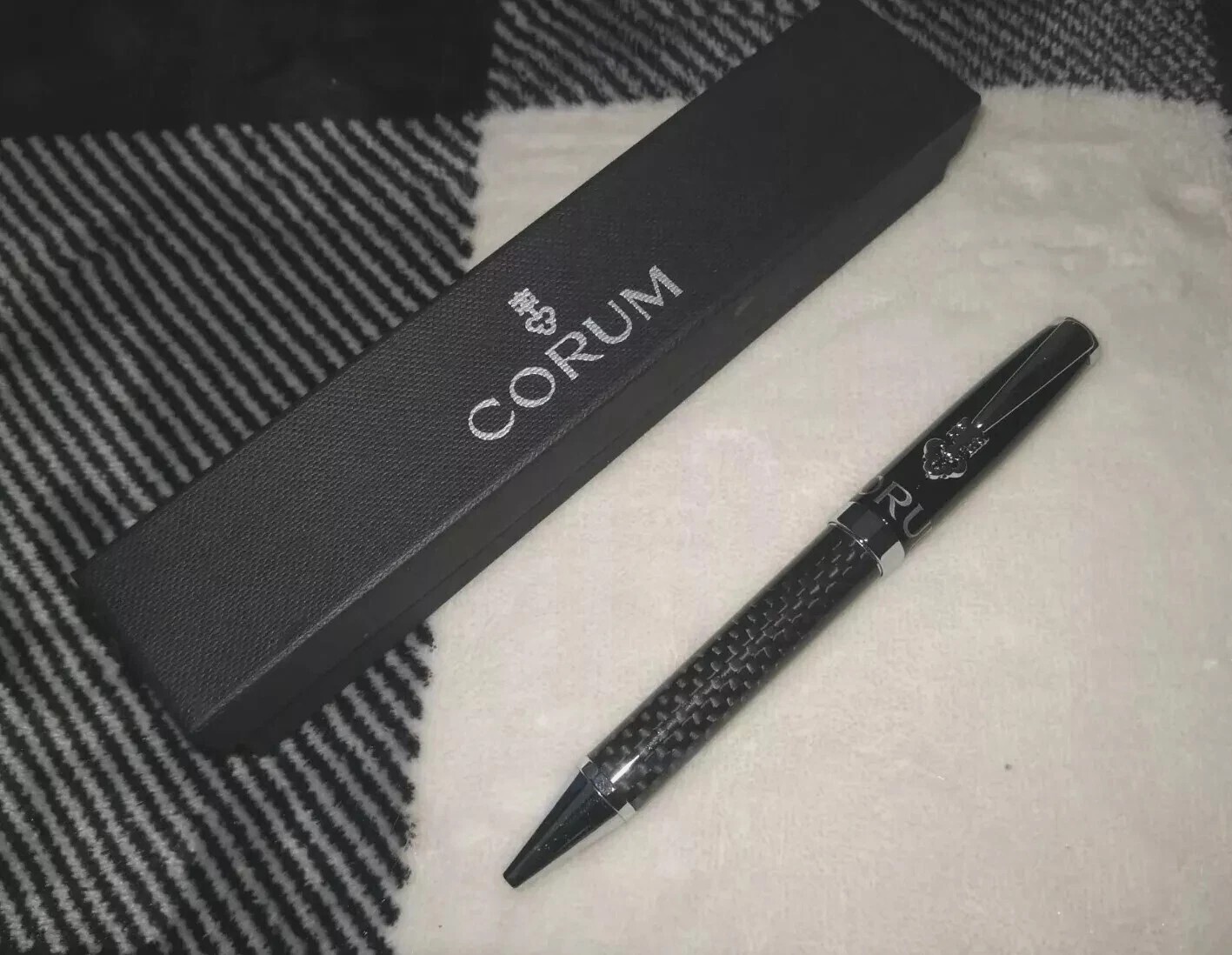 Original Corum Ballpoint Pen Carbon Fiber/Lacquer | Bettoni | Swiss Watch – BNIB