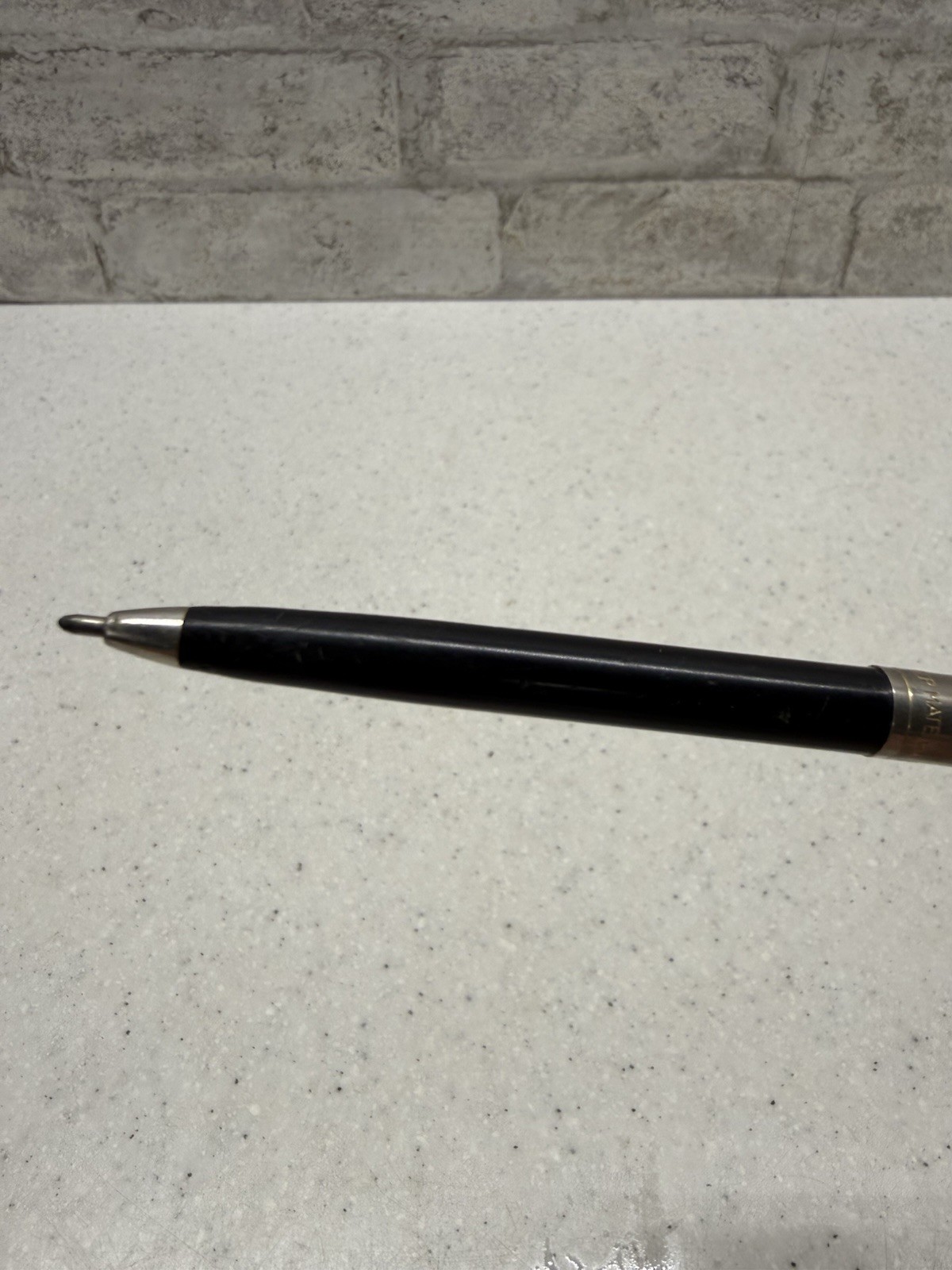 Vintage 1950’s Paper Mate Pen Double Heart USA Black