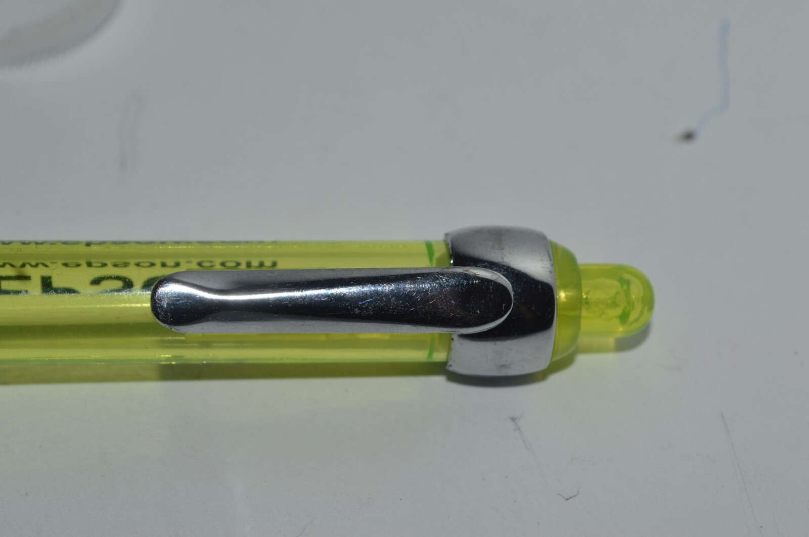 EPSON Promotional Ballpoint Pen Ergonomic Grip Lt Green Translucent Tested