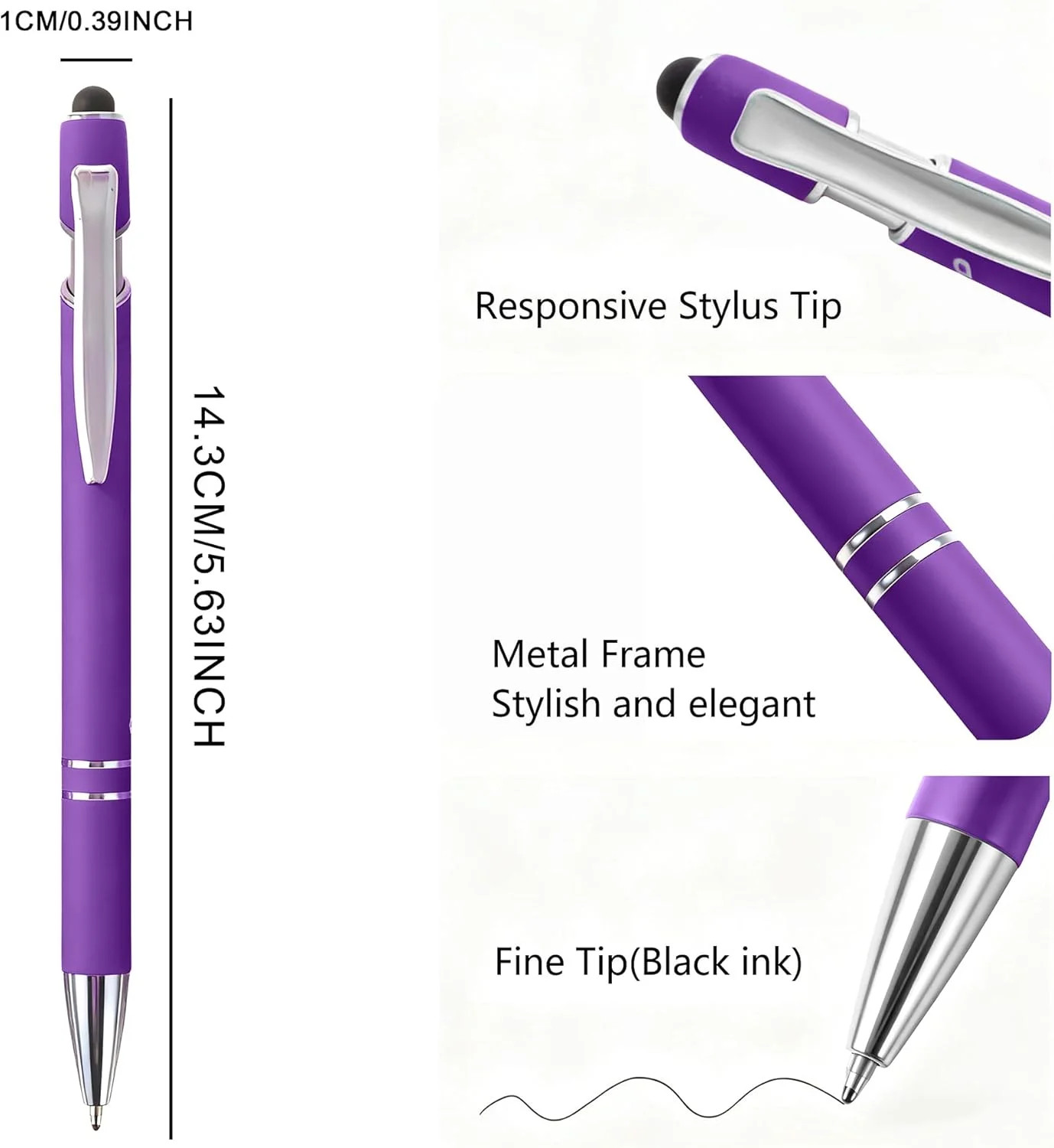 10PCS Christian Bible Verse Ballpoint Pens Inspirational Scripture Gift Set