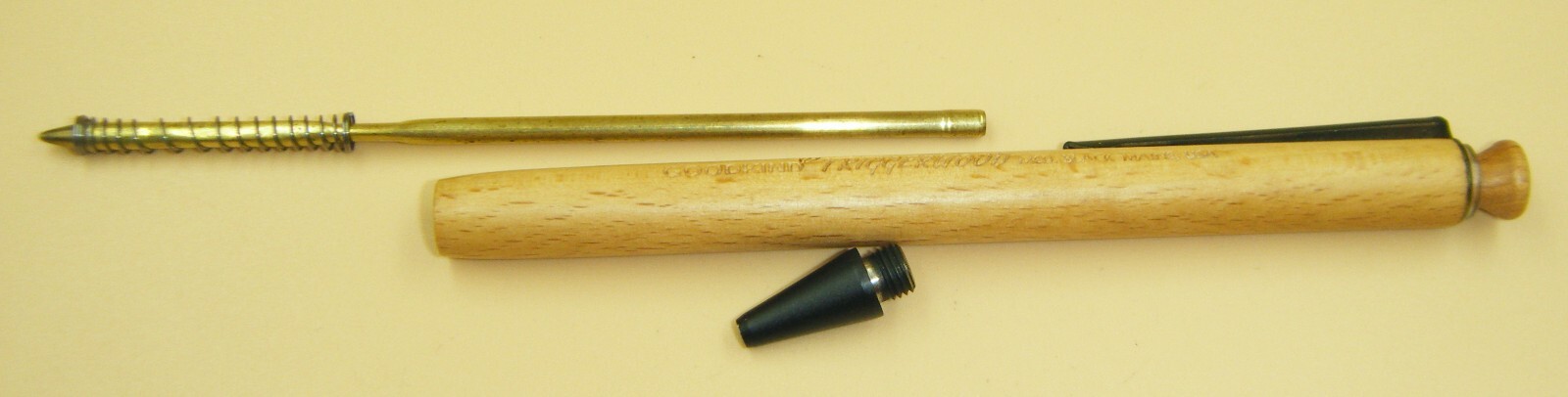 Vintage Goodkind Triggerwood Metal and Wood Ballpoint Pen