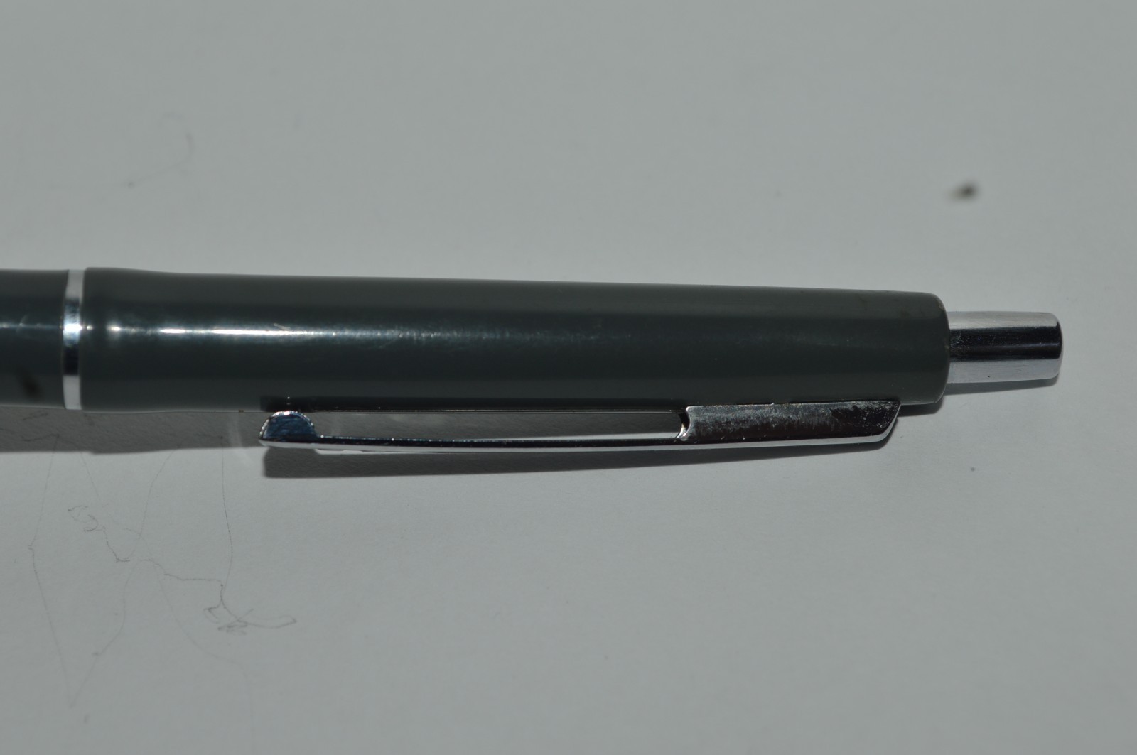 Paper Mate #355 MALIBU Ballpoint Pen Dark Gray Color Made In USA Circa 1980’s