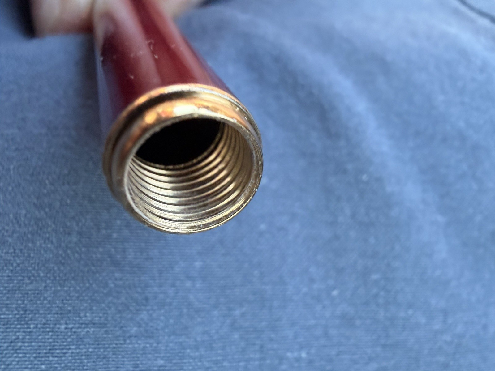 Executive Ballpoint Pen Burgundy Gold Trim looks like Homage Style