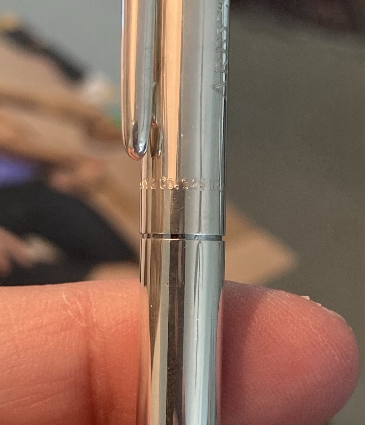 TIFFANY & CO 925 STERLING SILVER GOLF BALL & TEE BALLPOINT PEN W/BOX ARBY’S TOUR
