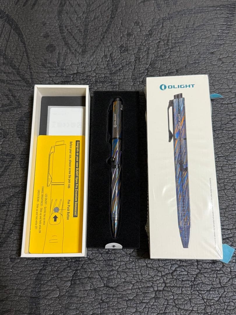 Olight OPen Pro Zirconium Damascus Ballpoint Pen