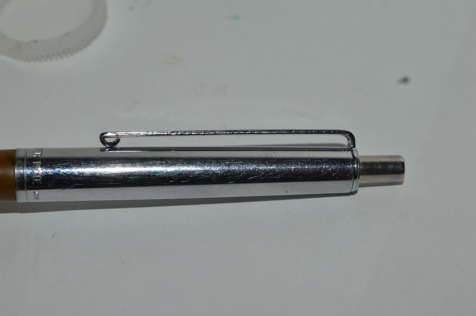 PAPER MATE Profile #2 Regular Grip Ballpoint Pen Brown Barrel Made In USA 1990s