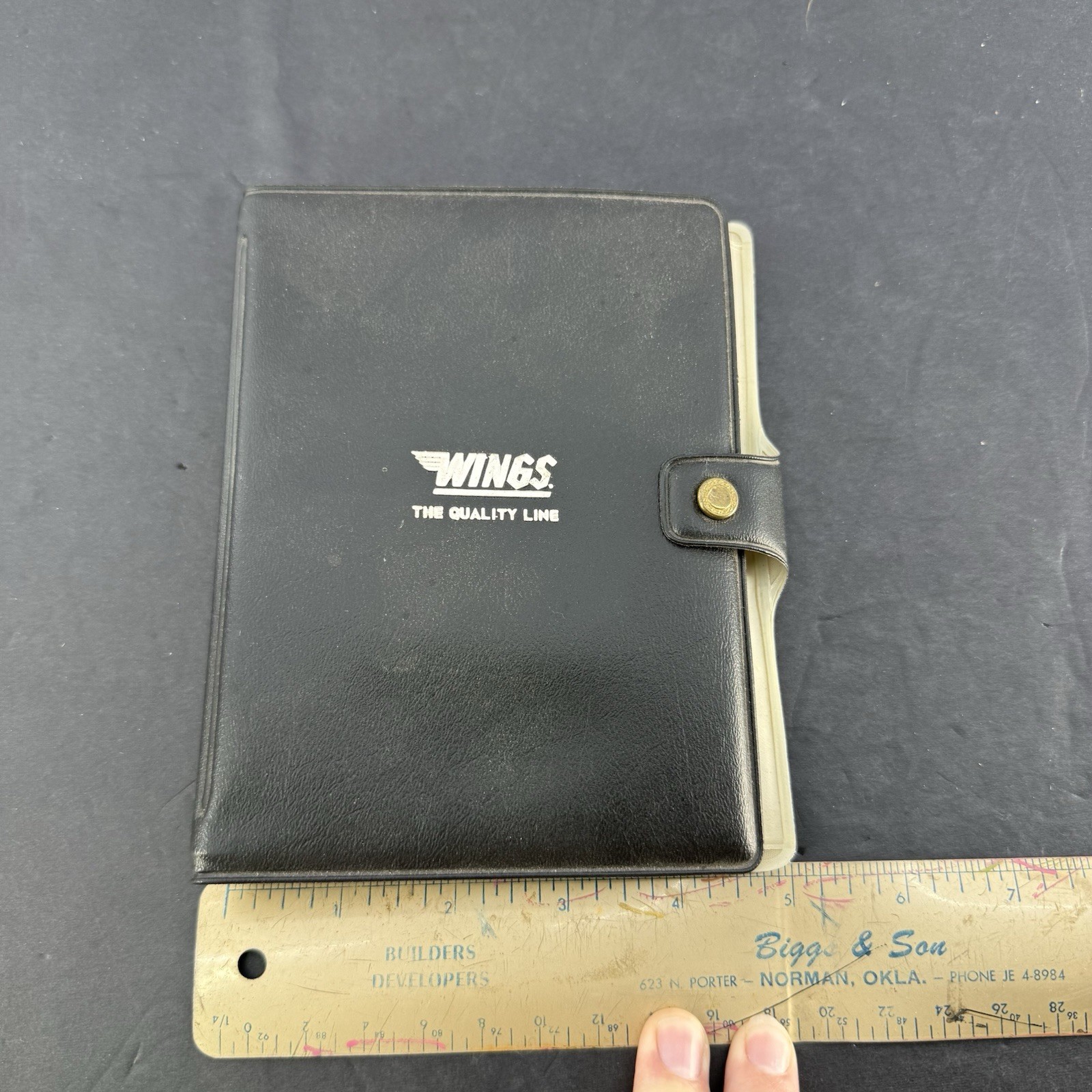 Vintage Wings Advertising Pen Collection in Organizer Case 14 Promotional Pens