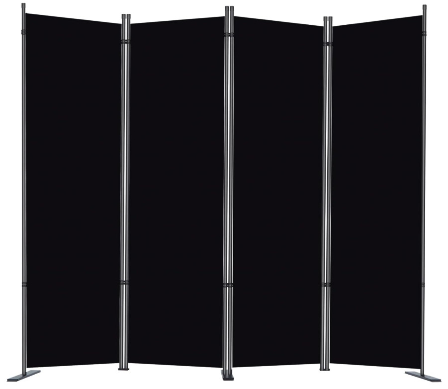 Biombo separador plegable 4 paneles 6FT, divisor de habitación portátil, Nuevo