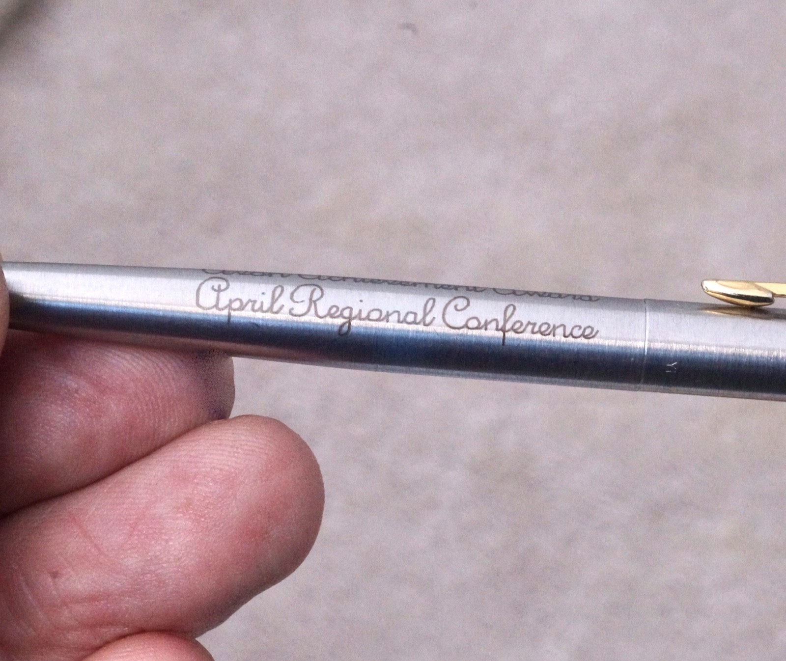 Vintage Parker Jotter Flighter Ballpoint Pen 1987 Avon Achievement Award