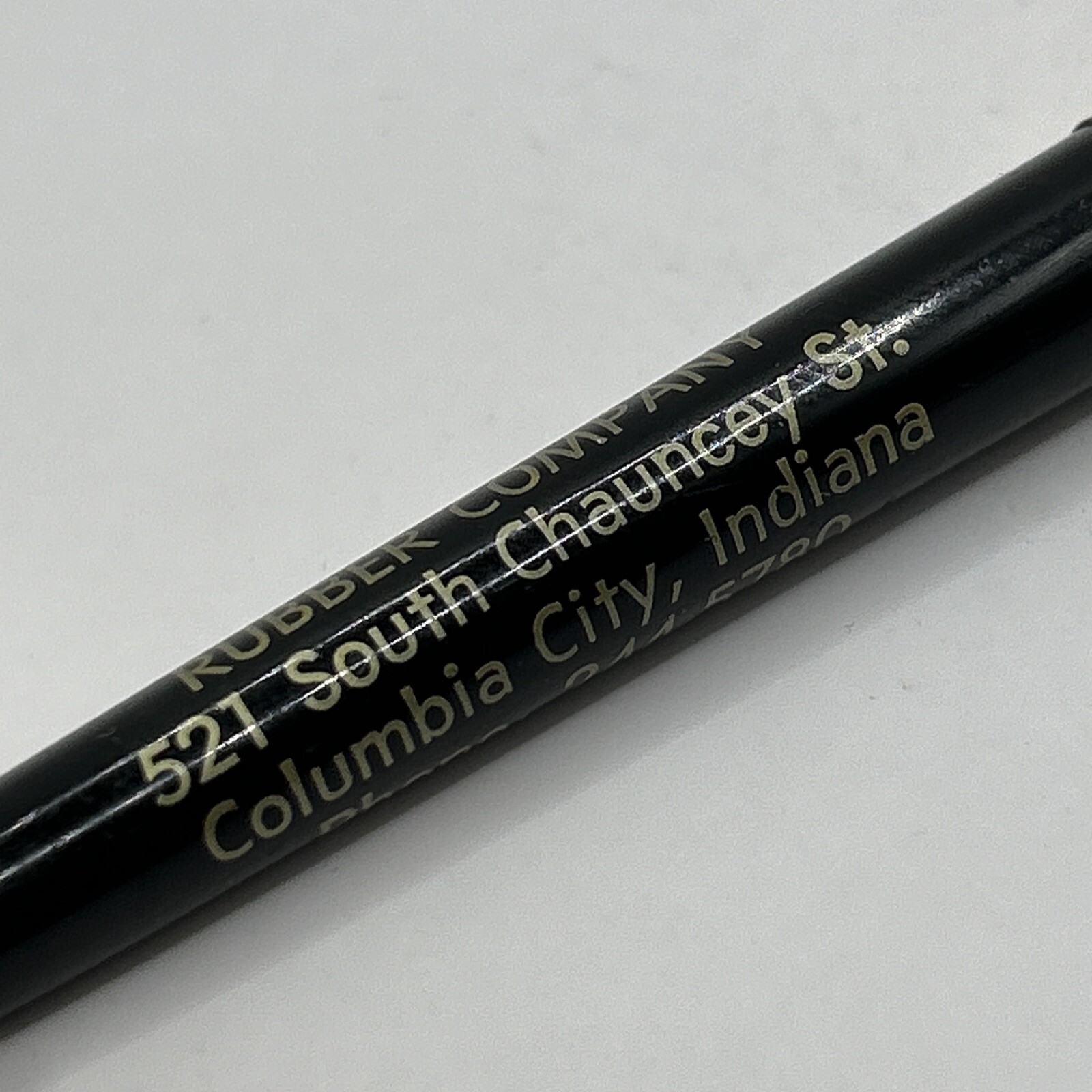 VTG Ballpoint Pen Bond-Flex Rubber Company Columbia City Indiana