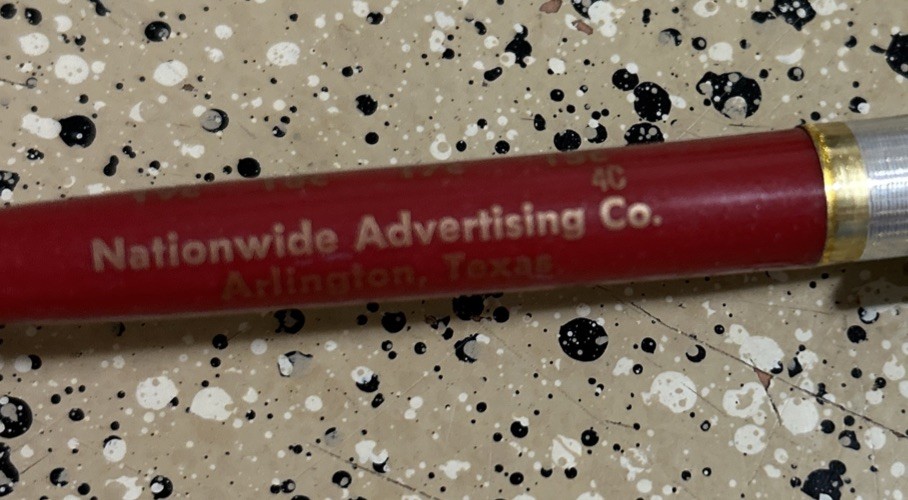 VTG NATIONWIDE ROCKET’S KNICKERBOCKER STYLE MX2BK Advertising Pen NO Ink