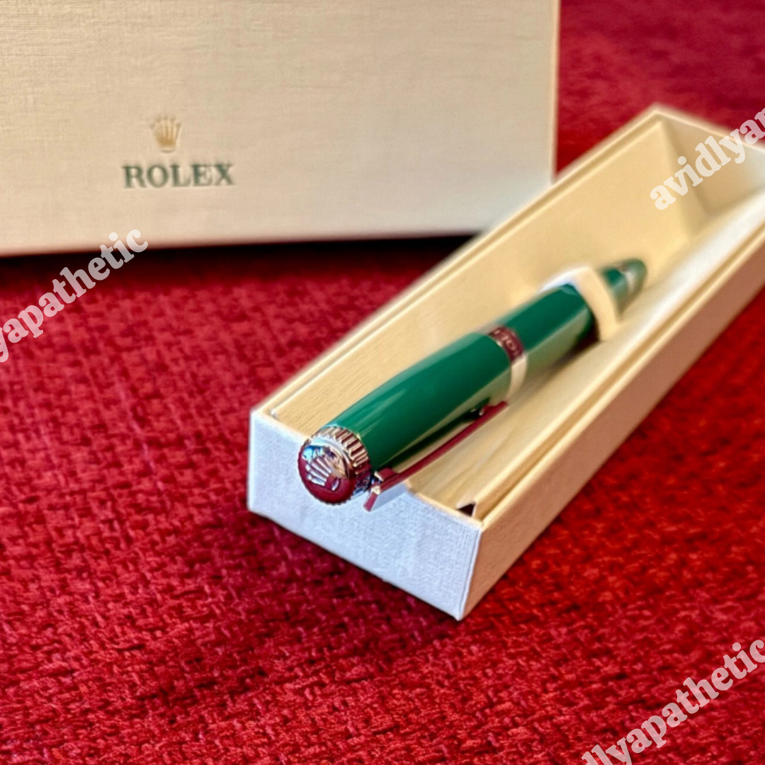 HOT Rolex Emerald Executive Green Rollerball Pen AD VIP Gift – New in Box