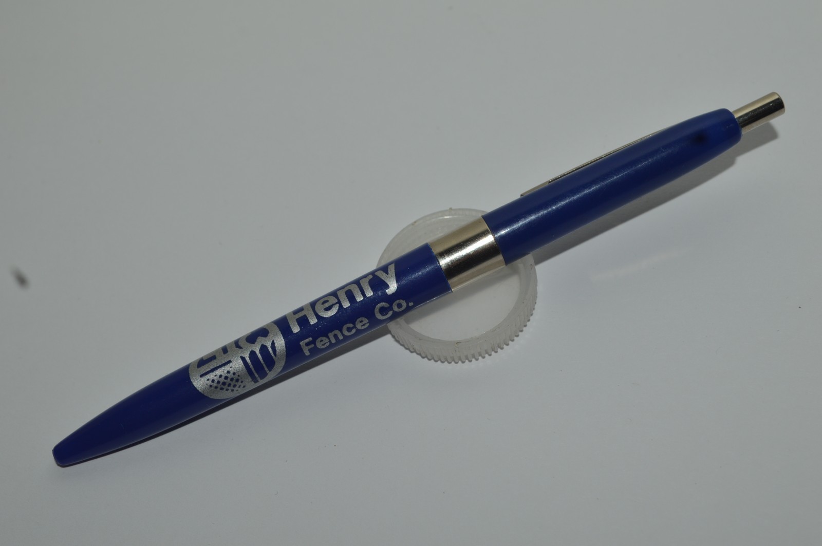 KWIK KLIK #TP-81 Ballpoint Pen HENRY FENCE CO Salesman Sample NOS Ca 1970’s