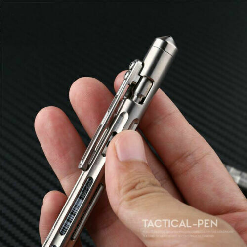 TC4 Titanium 0.5mm mechanical Pencil Pen EDC Tools Pocket Multi Tactical Pen New