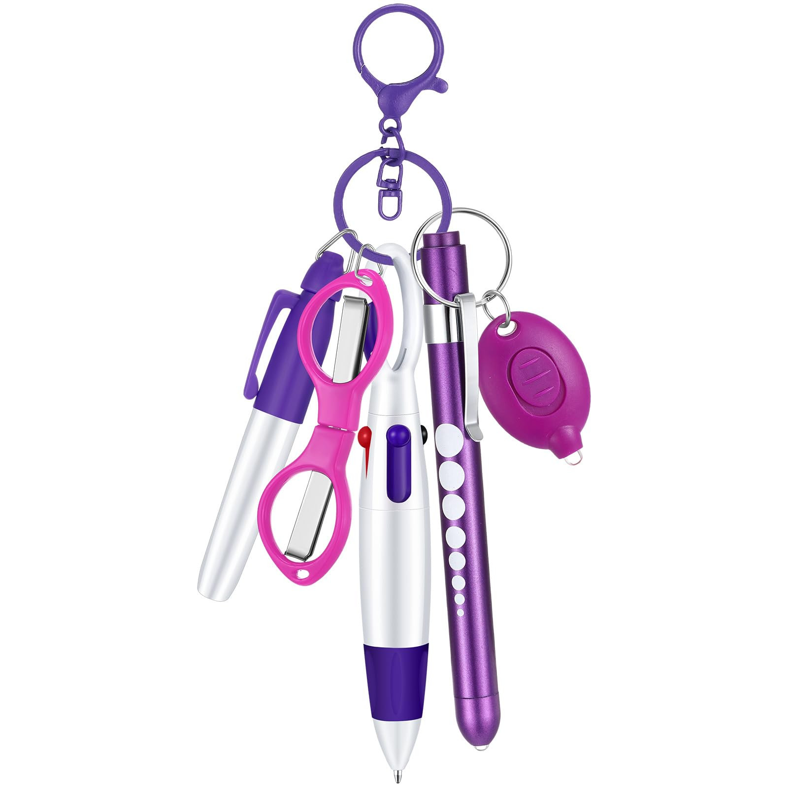 Nurse Essential Pen Set with Keychain Clip and Tools Gift for Professionals