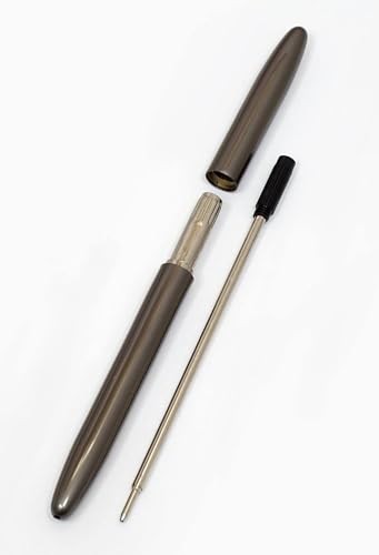 Japanese-made textured cowhide leather pen tray (blue) Brass Da Capo Streamline