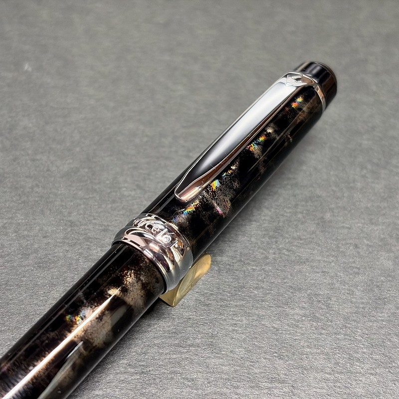 ☆Good condition☆Pentel Lancelot 5 Mechanical Pencil Marble Black/Out of print
