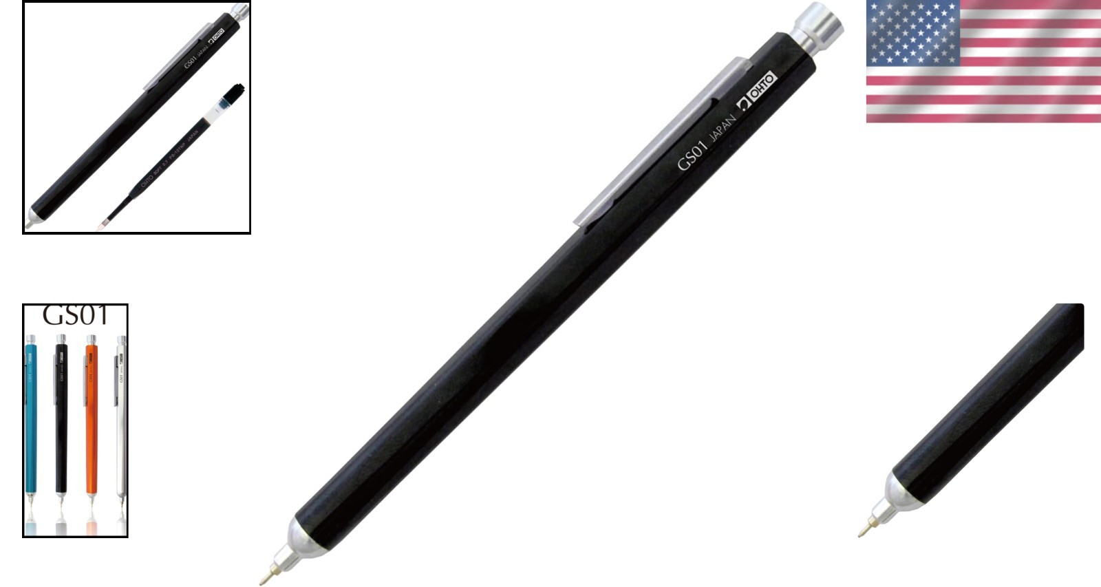 Ohto Grand Standard Rollerball, Fine Point