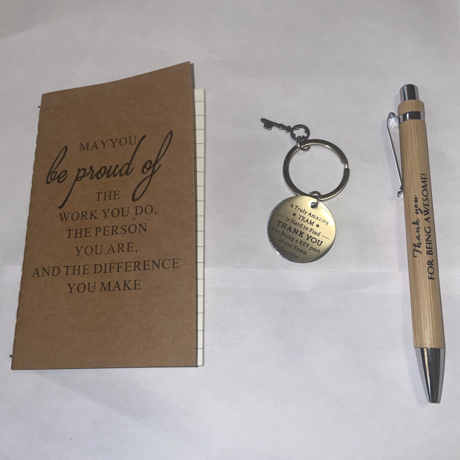 Note Book Key Chain And Pen