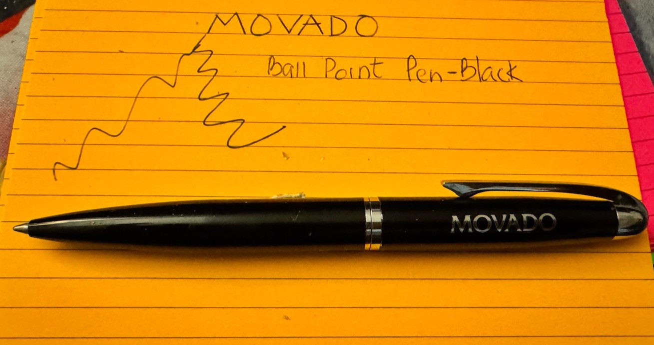 VTG MOVODO BLACK BODY PEN Smooth Writing Experience Nice Pen.