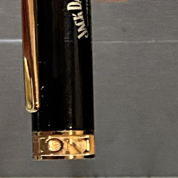 Bettoni collection ball point pen Jack Daniels Single Barrel Black /Gold accents