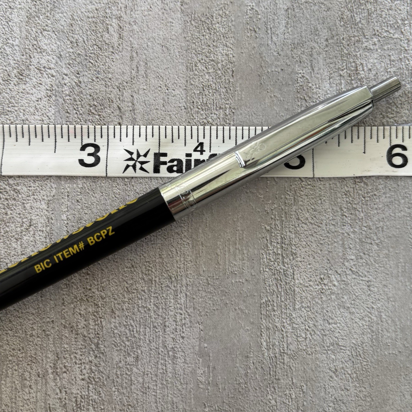 Vintage BIC Italy ‘Yellowstone’ Advertising Ballpoint Pen #BCPZ ~Dry Ink~