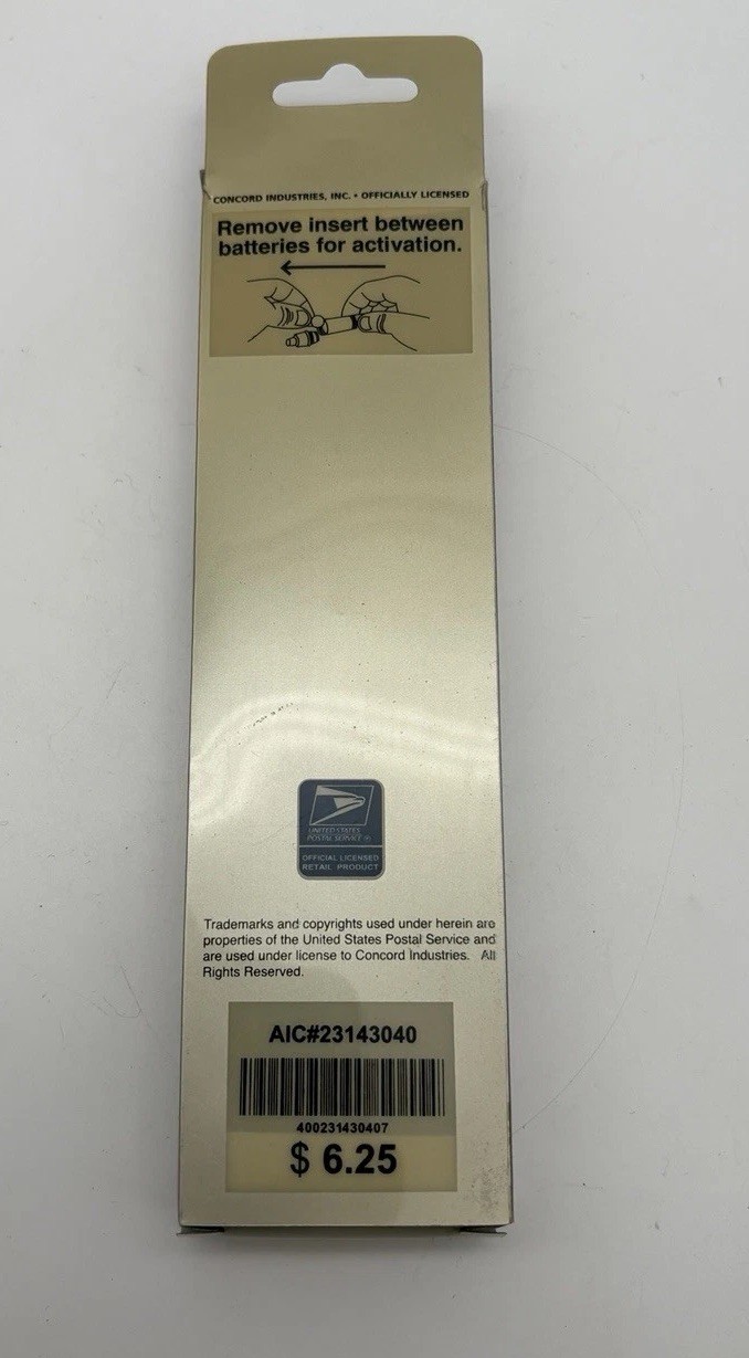United States Postal Service Officially Licensed light-up pen-flag Stamp NIB New