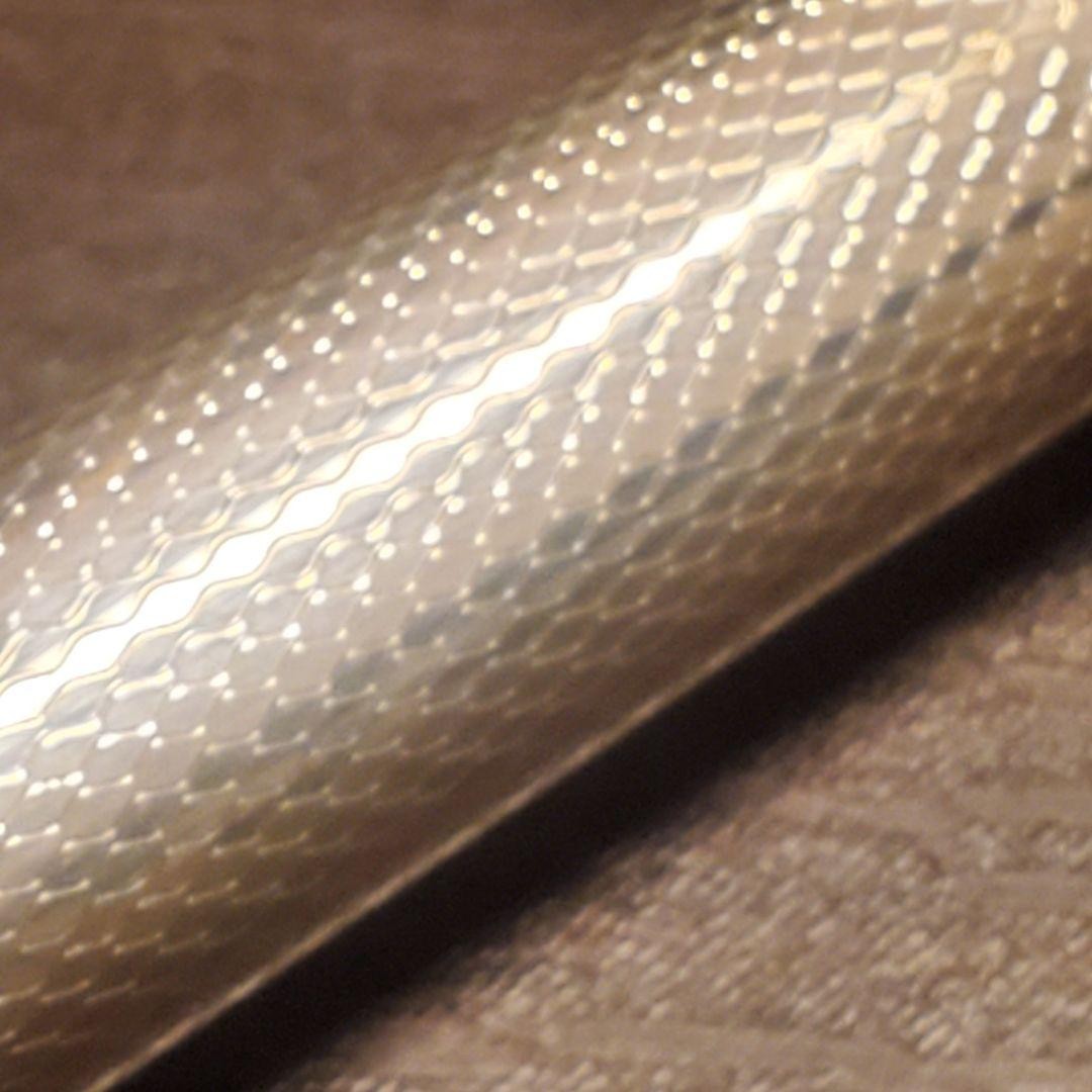 AURORA Optima Solid Silver Ballpoint Pen Sterling Silver K18