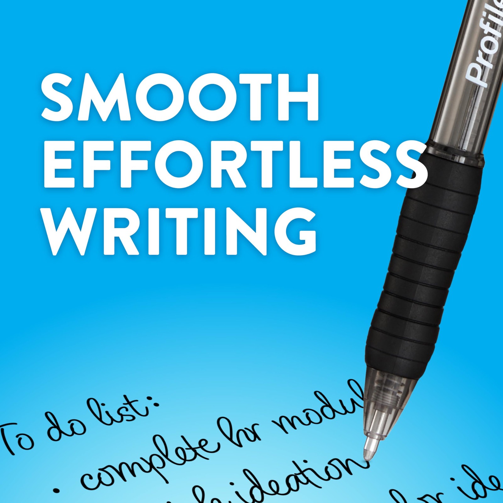Paper Mate Profile Retractable Ballpoint Pens Bold Point 1.4Mm Blue Ink 12 –