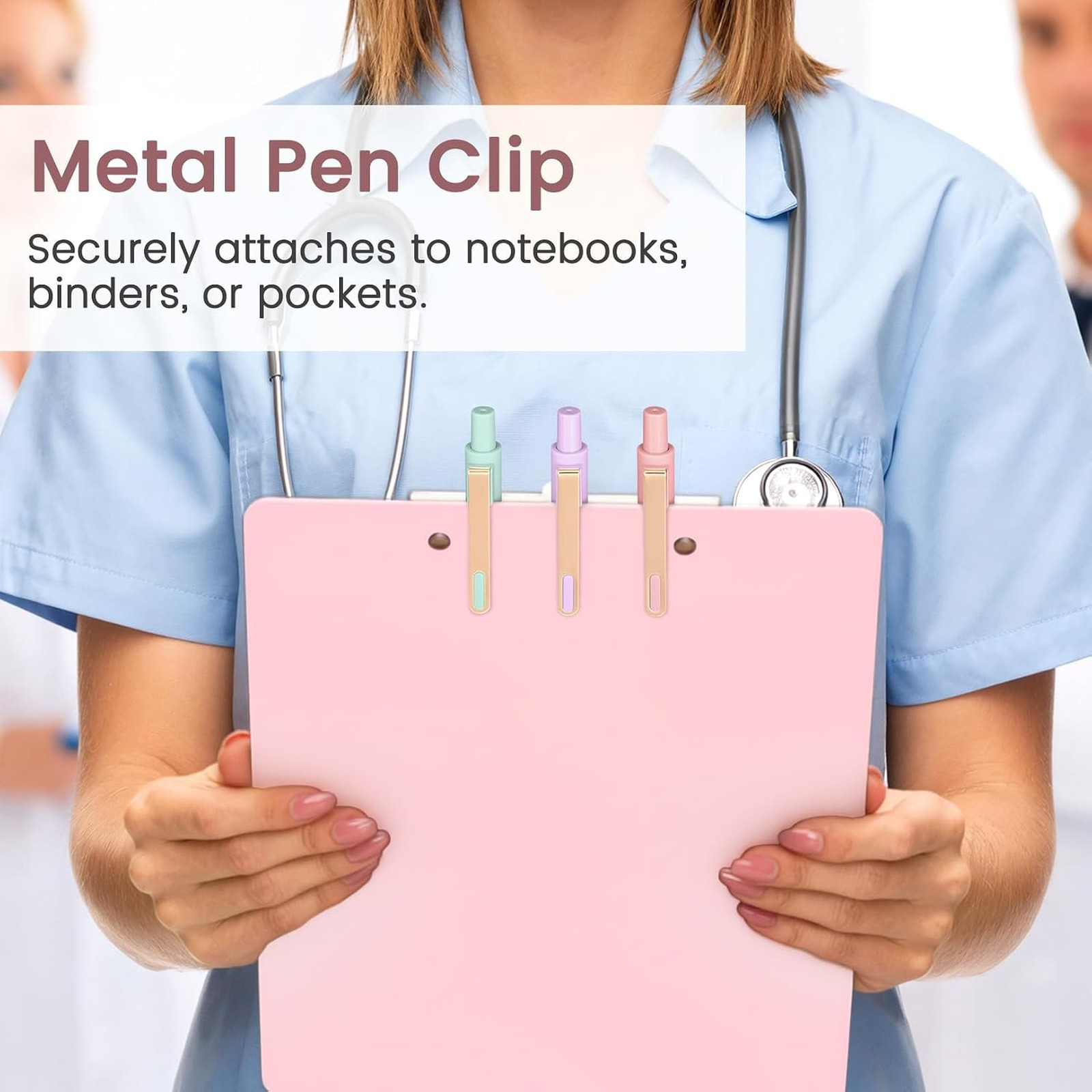 Ballpoint Pen 1.0 mm Medium Point Black Ink Soft Grip Retro Stylish Refillable