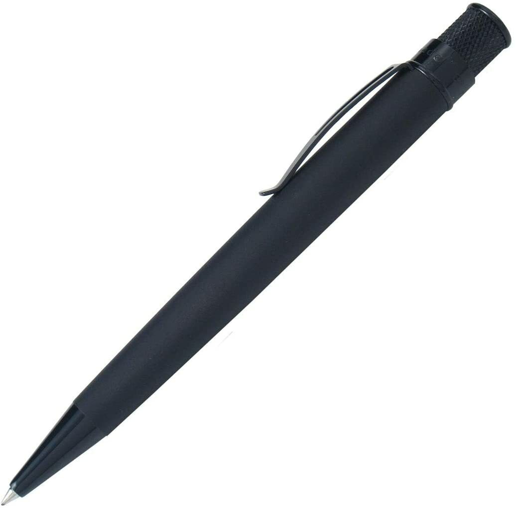 Retro 51 Tornado Deluxe Black Stealth Rollerball Pen – New In Box – VRR-1701