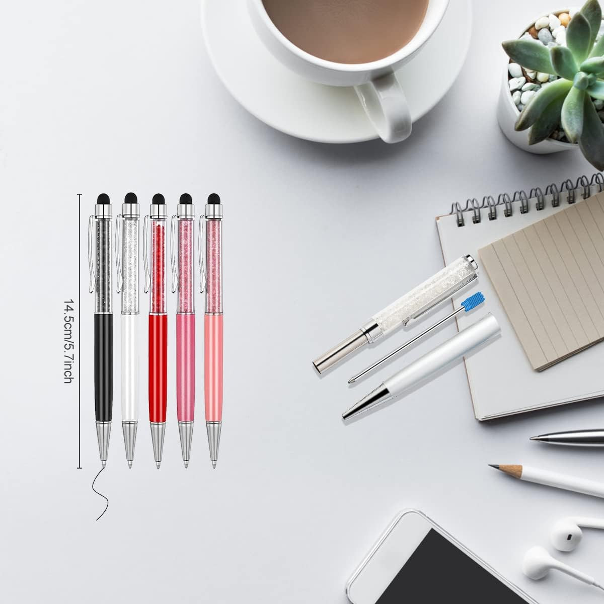Ballpoint Pen Refills Pack of 20, Smooth Writing 2.75 Inch and 1.0 Mm | Medium