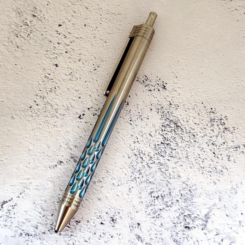 Titanium Ballpoint Pen Signature Writing Pocket Pen Business Office EDC Pen Gift