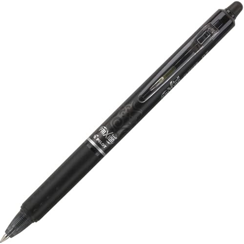 FriXion Ball Clicker Retractable Erasable Gel Pen, Fine Point, 0.7mm, Black