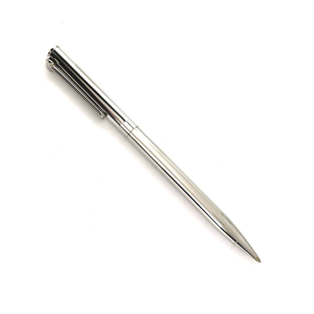 Tiffany & Co. Sterling Silver Ballpoint Pen Black Ink Unisex Good Condition
