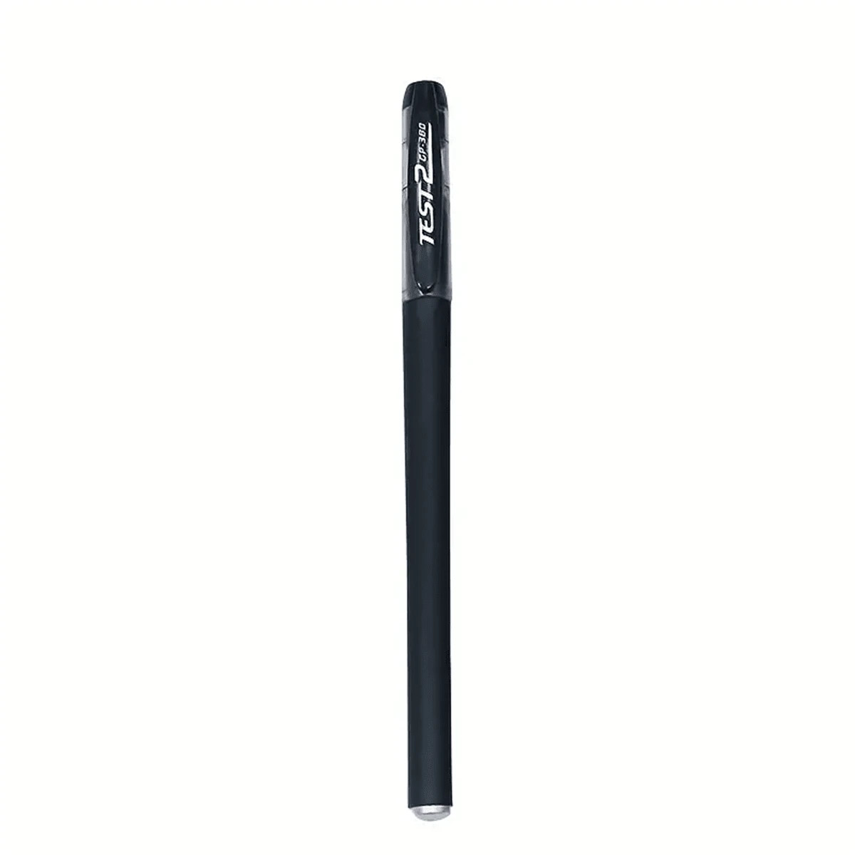 Ballpoint Pens Black Matte Gel Ink Pens Set 0.5mm Extra Fine Tip Smooth Writing