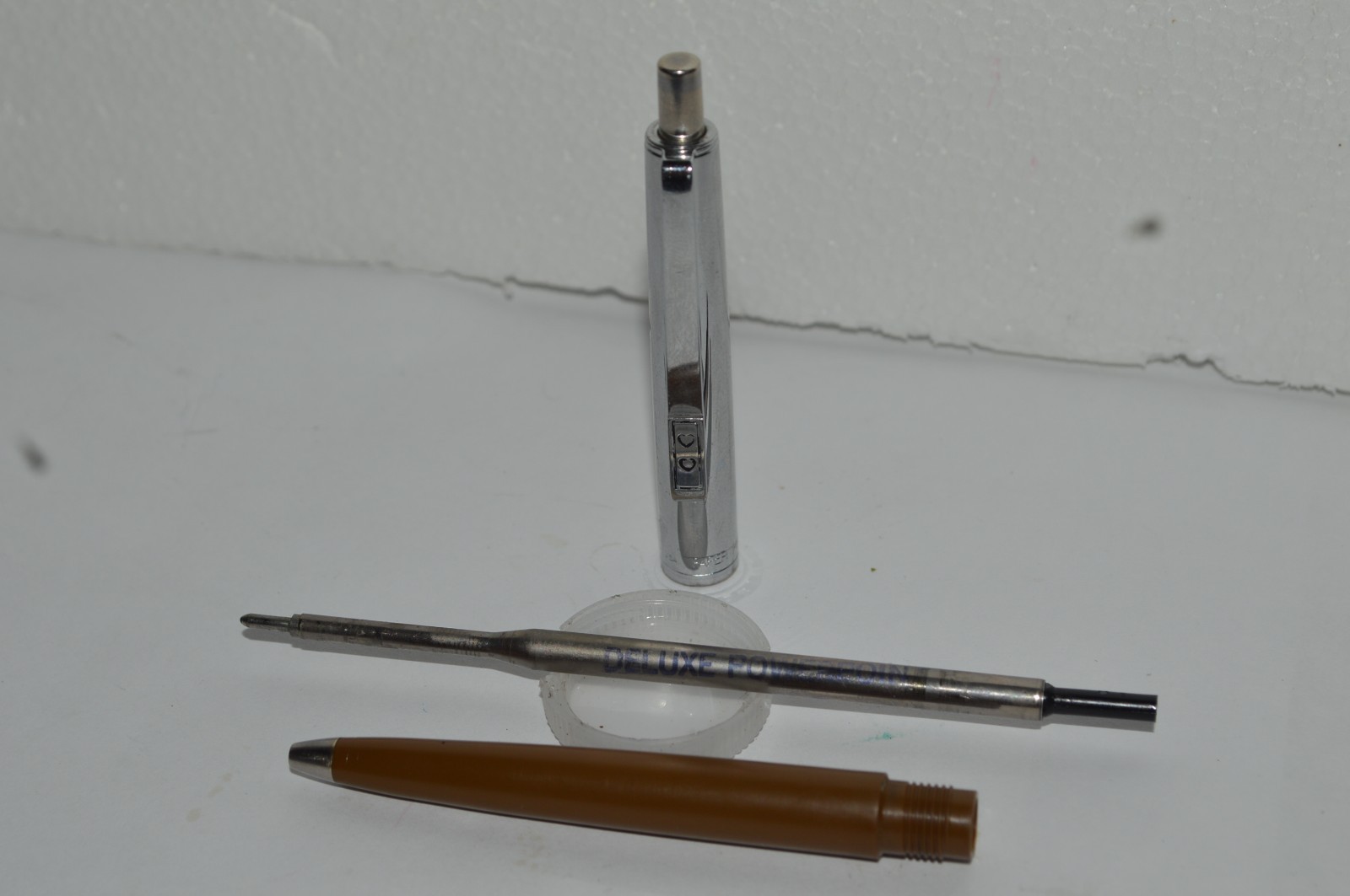 PAPER MATE Profile #2 Regular Grip Ballpoint Pen Brown Barrel Made In USA 1990s