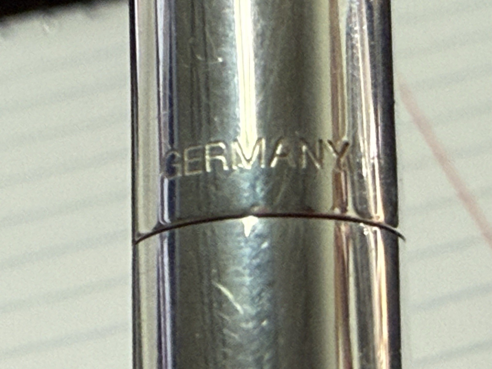 Classic Tiffany & Co «T» Clip Sterling Silver 925 Twist Ballpoint Pen Germany