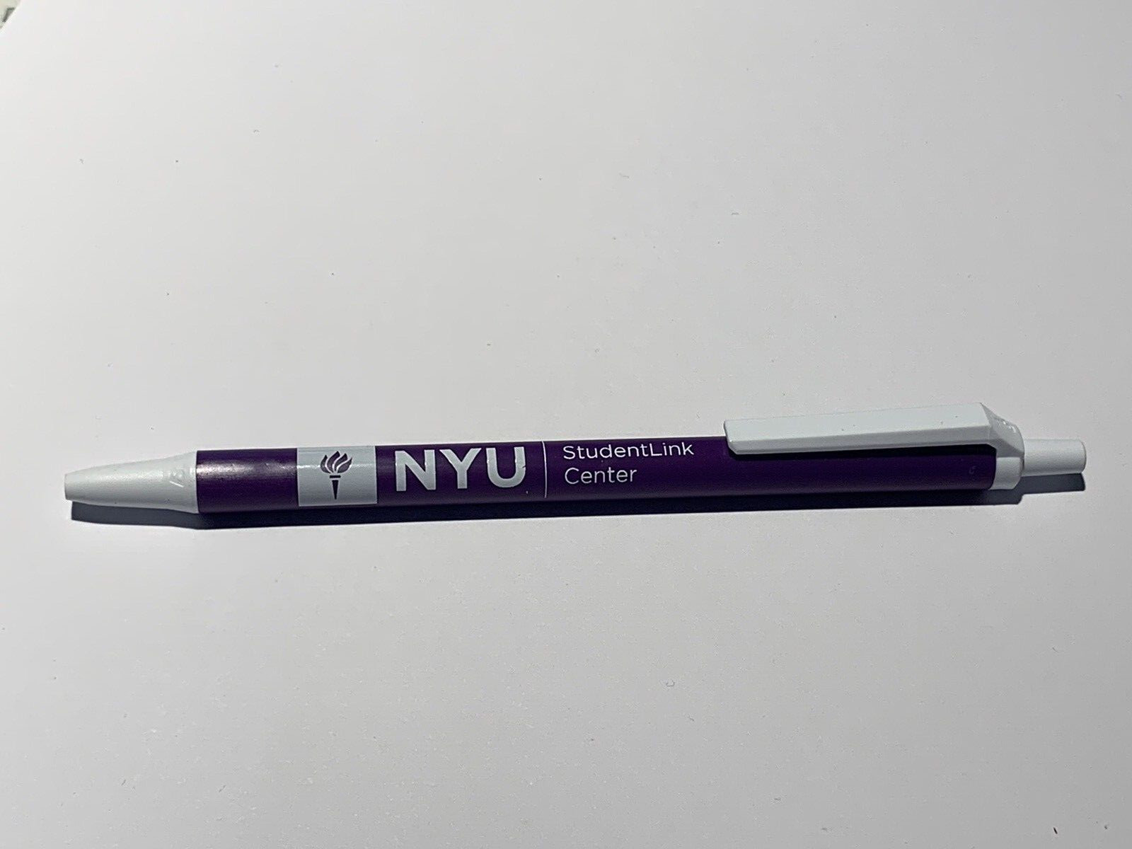 NYU Student Link Center Purple Pen New York University