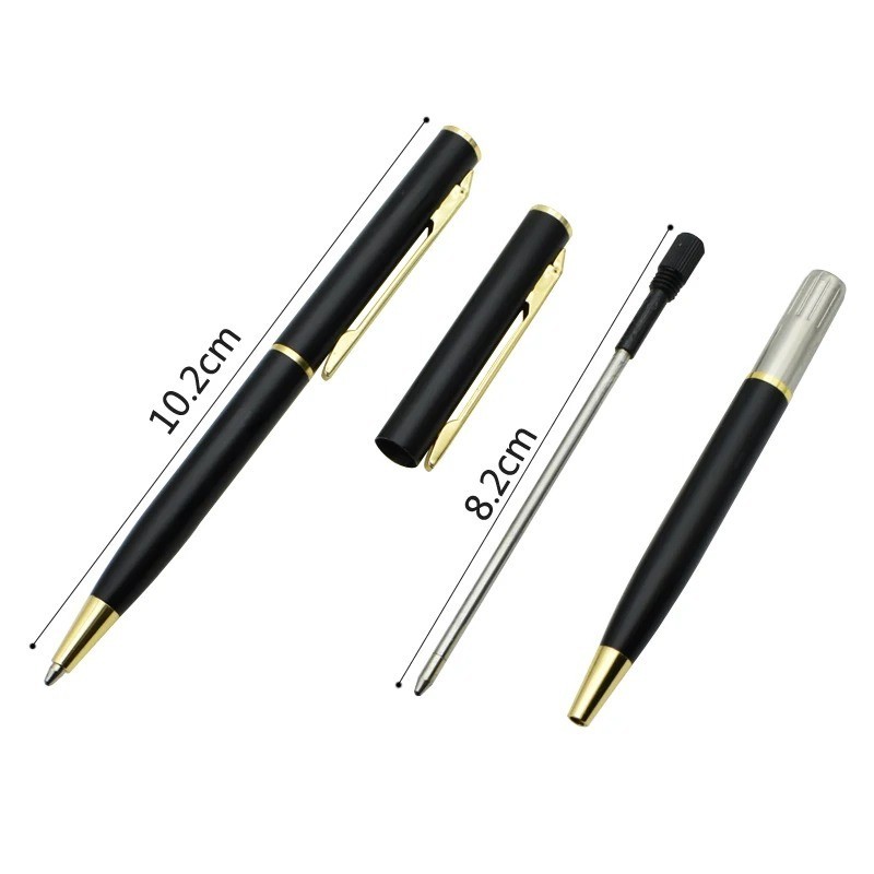 Stainless Steel Ballpoint Pen Ball Point Writing Pen Student Stationery Retro